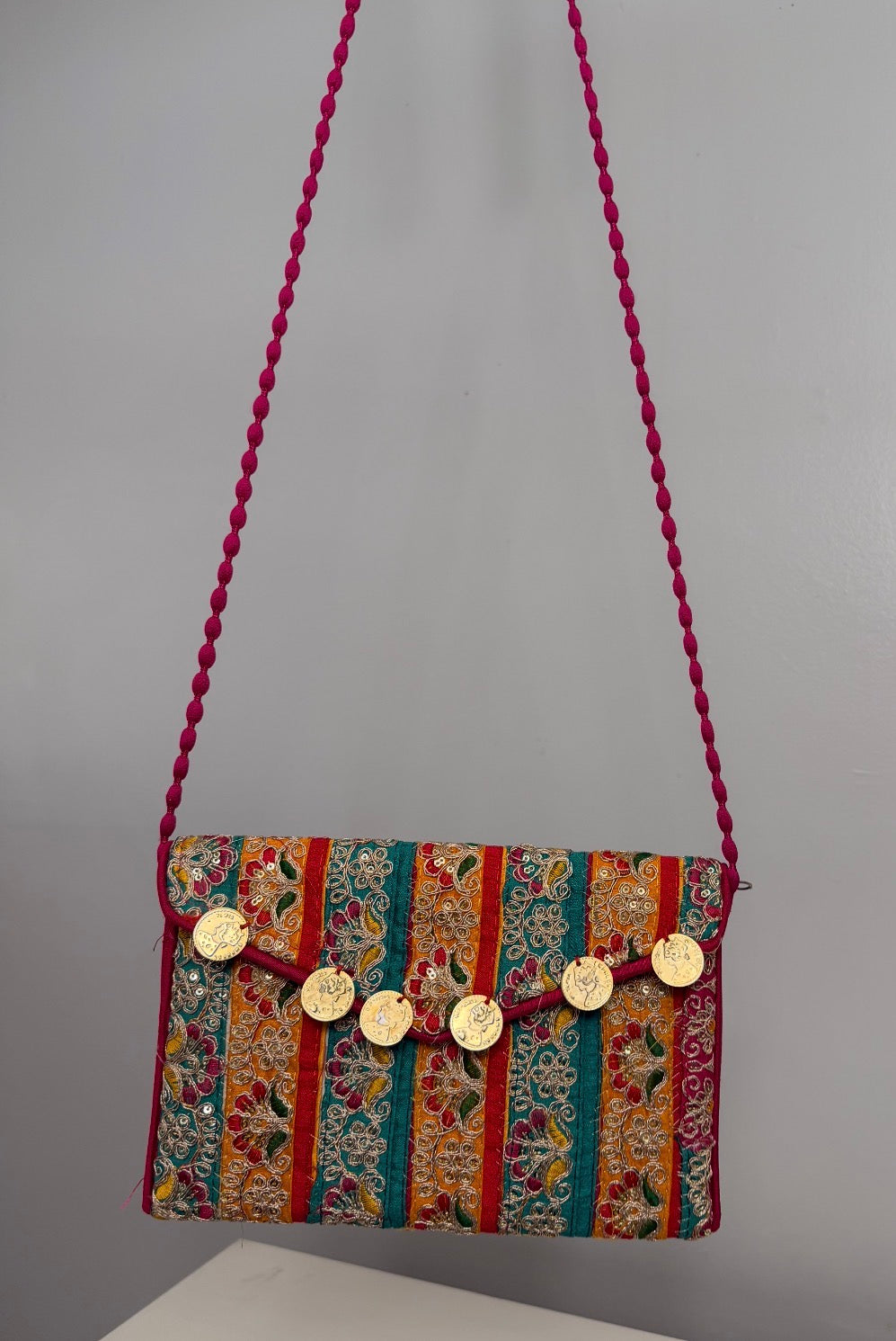 Handmade Embroidered Sling Bag | Nikita Fashion LLC