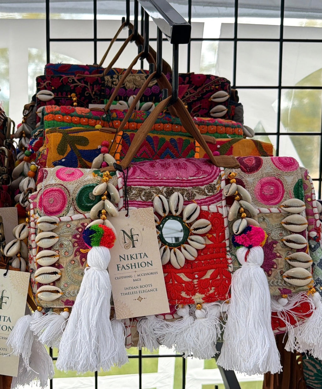 Handmade Embroidered Shoulder Bag